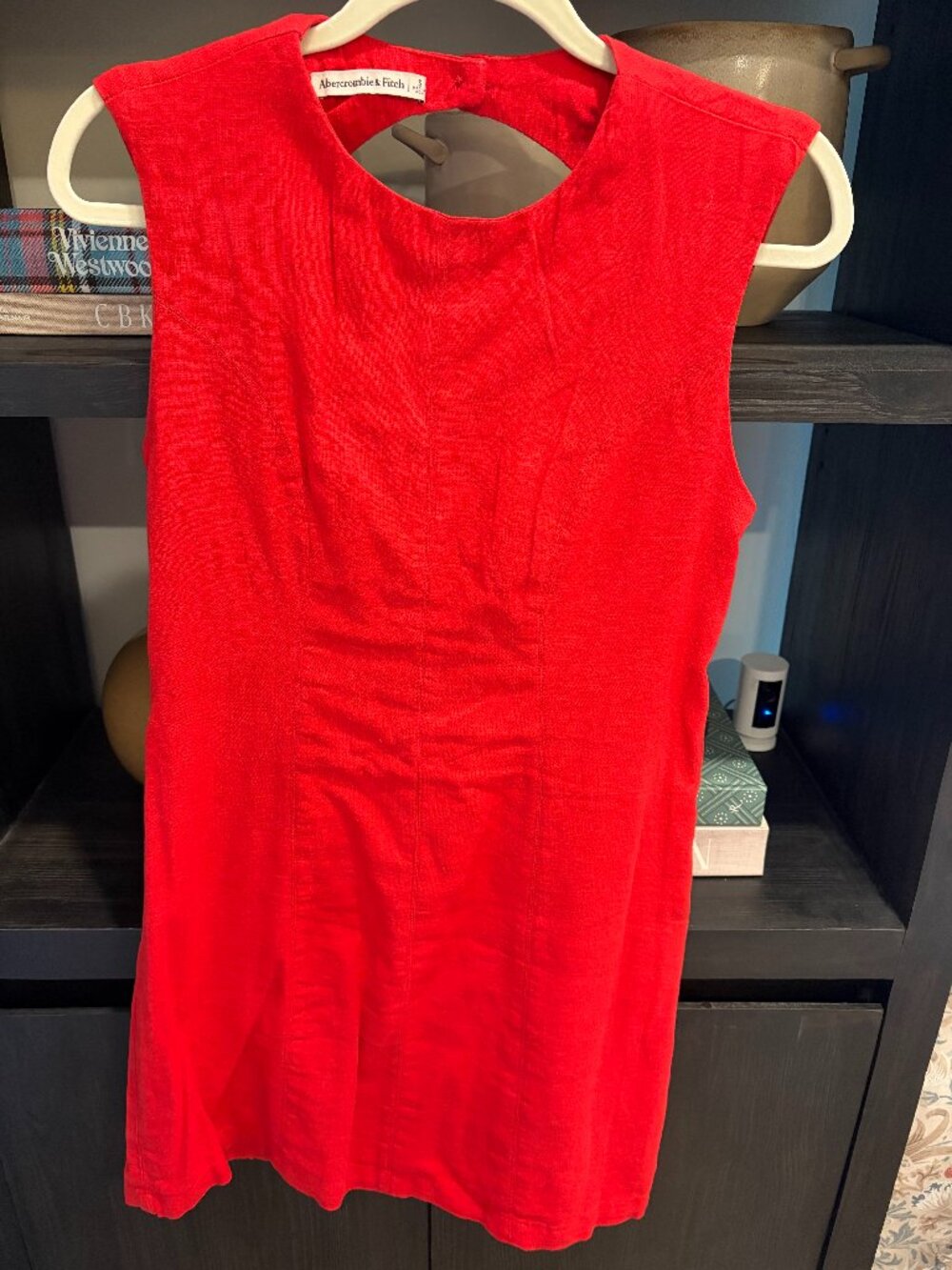 Abercrombie Linen Red Dress